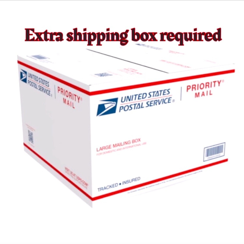 Your bundle is over 5lbs! You will need to purchase an extra shipping box…